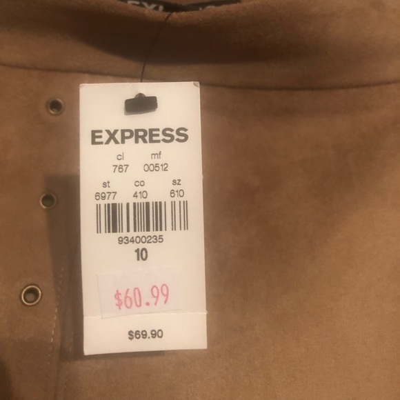 Suede mini flare skirt - Picture 3 of 3